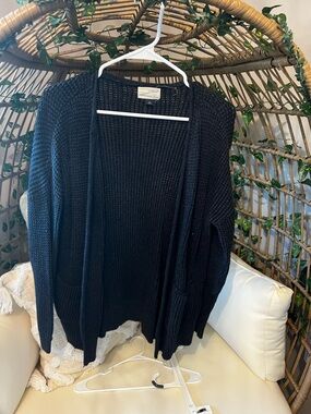 Women’s dark gray cardigan